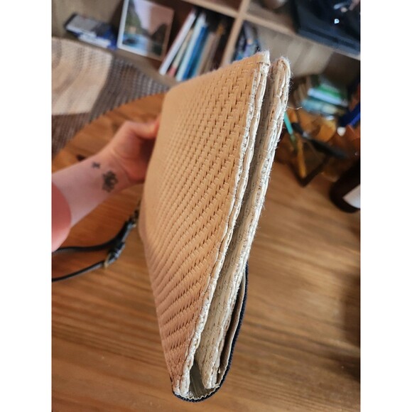 Jason Wu for Target Black Cotton and Woven Clutch Wristlet 11.5" X 8" - Picture 7 of 8